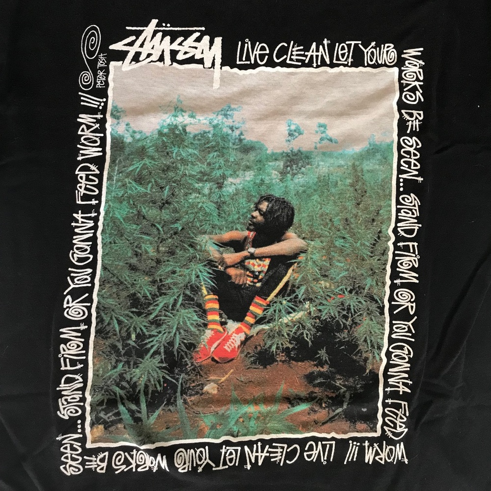 Stussy Peter Tosh shirt size Medium